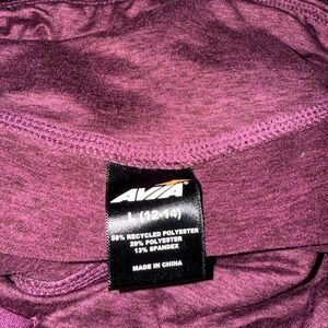 Avia Maroon Performance leggings
